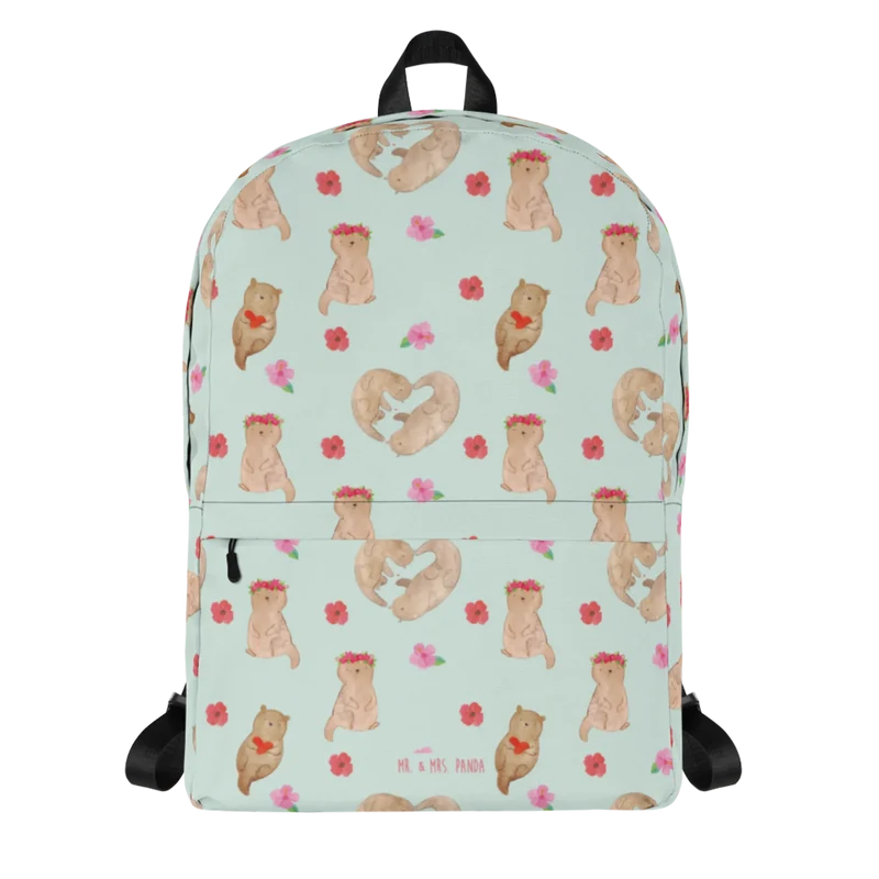 Rucksack Otter Herz Muster