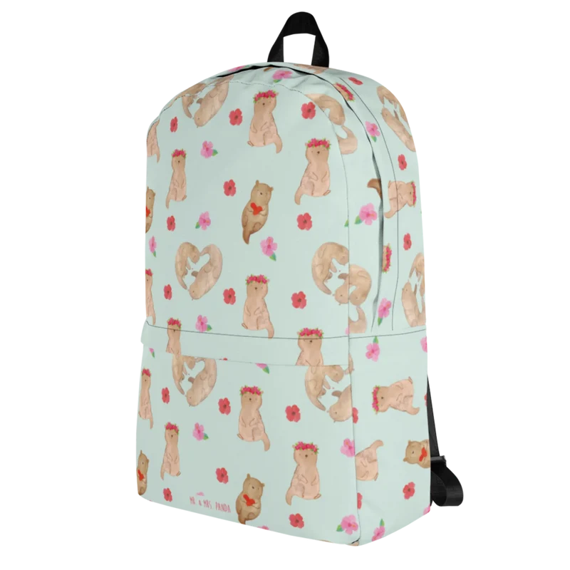 Rucksack Otter Herz Muster
