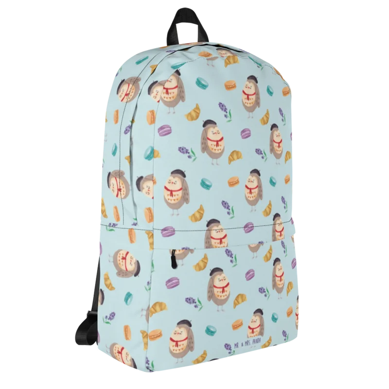 Rucksack Eule Frankreich Muster
