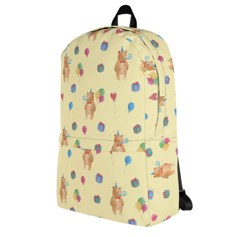 Rucksack Bär Geburtstag Muster