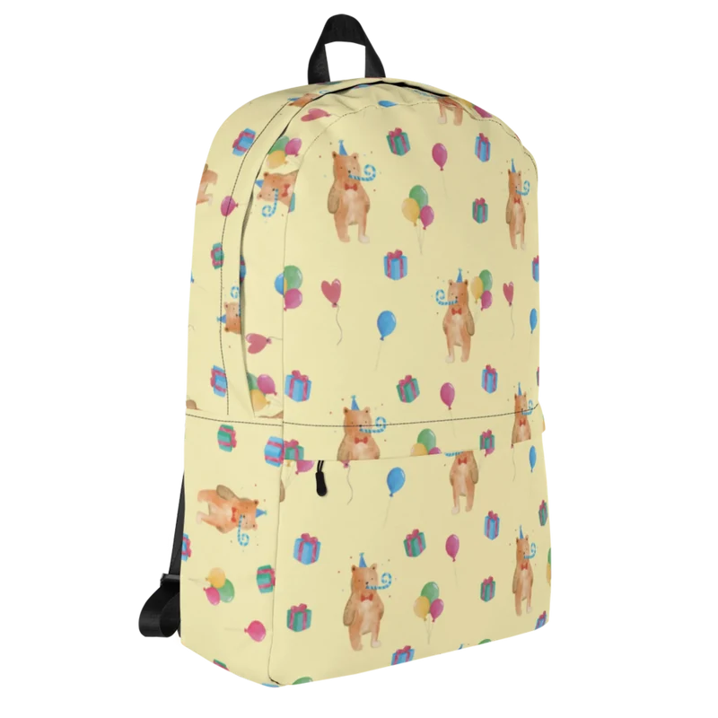 Rucksack Bär Geburtstag Muster