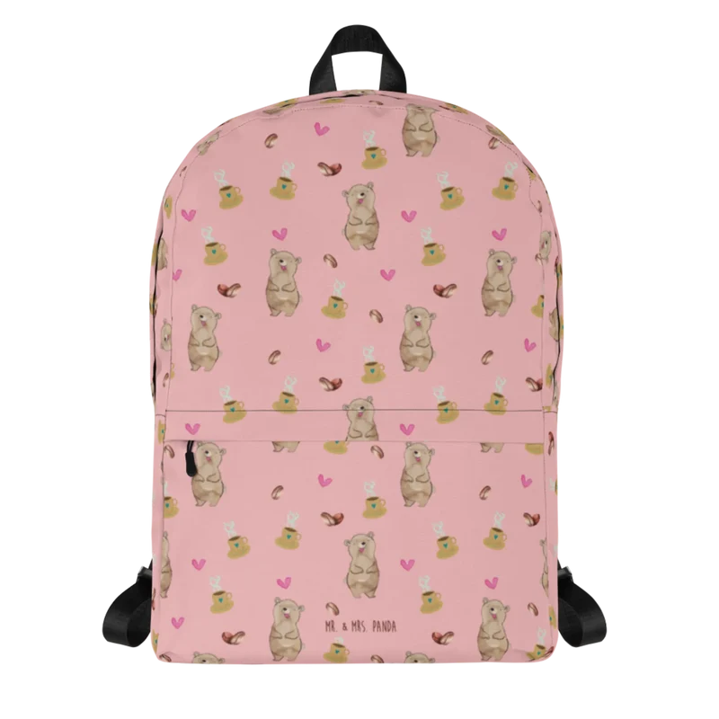 Rucksack Bär Kaffee Muster