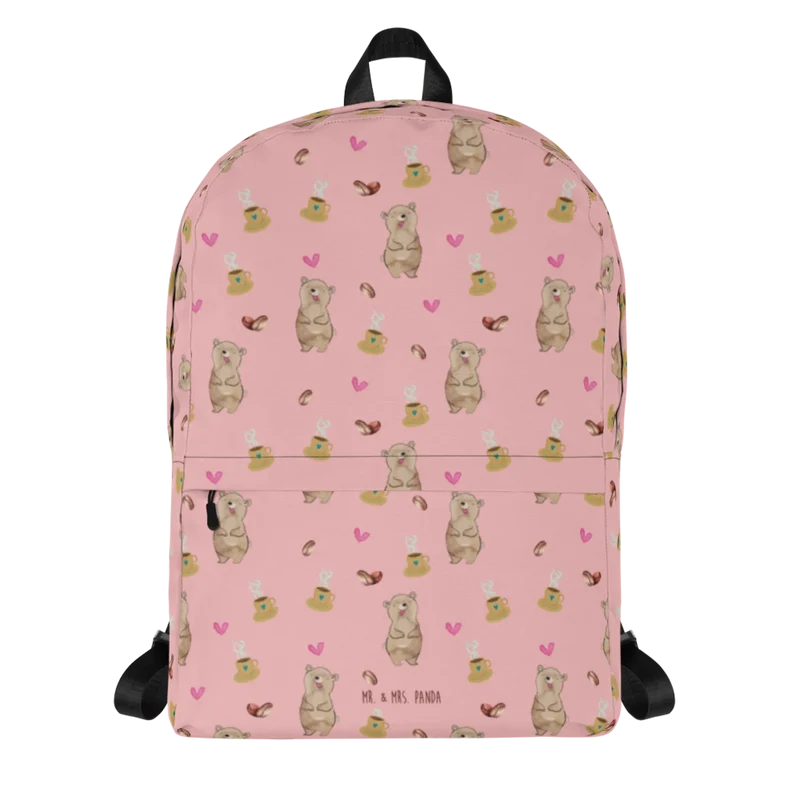 Rucksack Bär Kaffee Muster