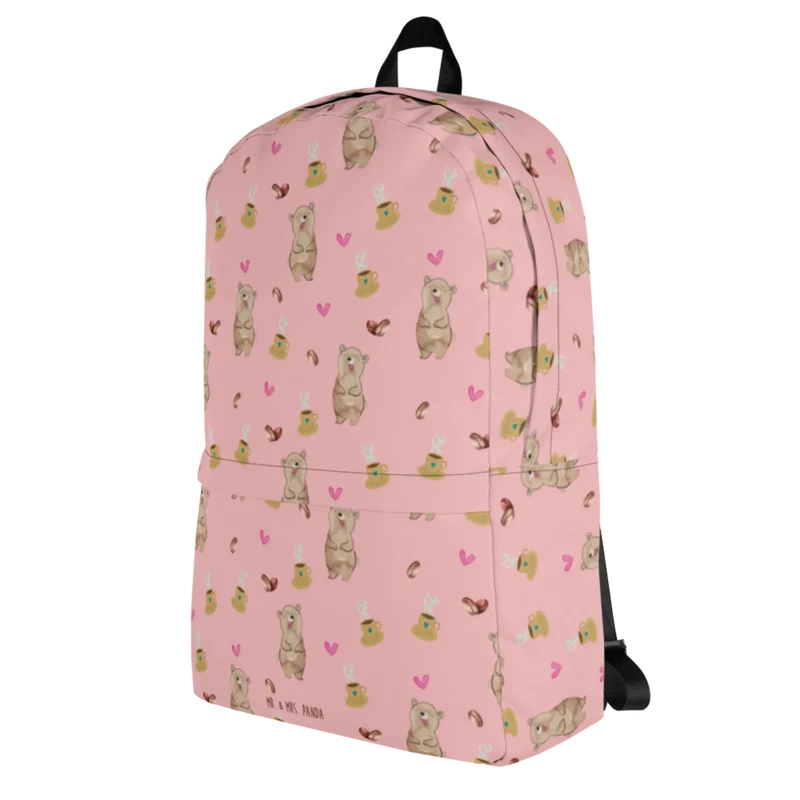 Rucksack Bär Kaffee Muster