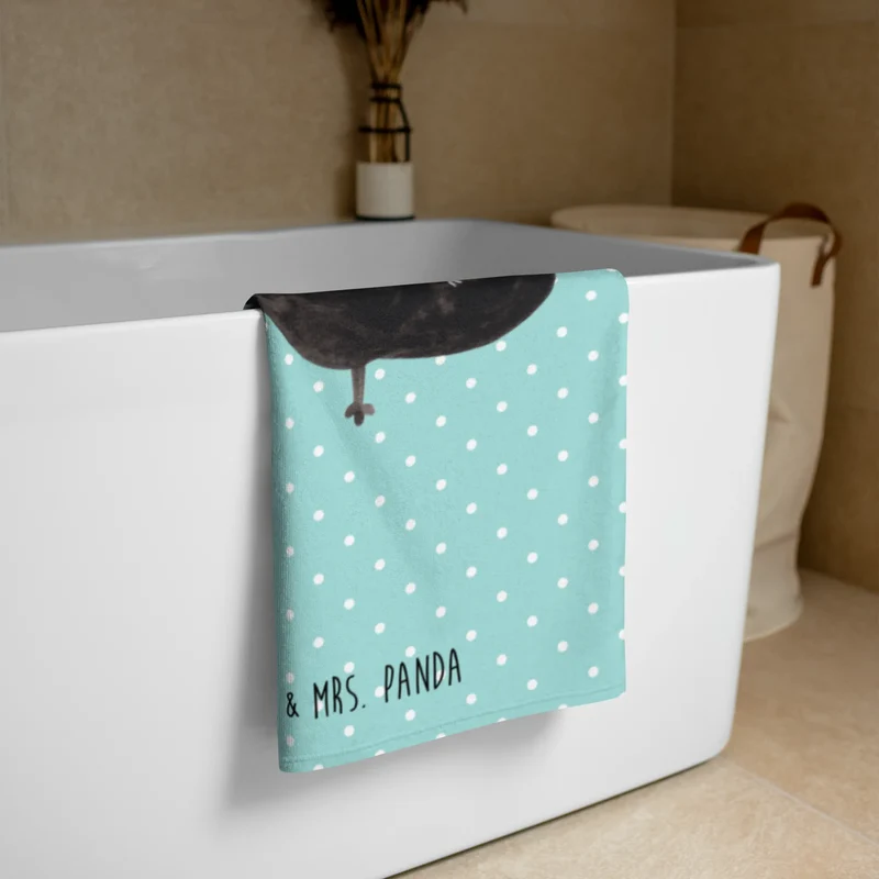 XL Badehandtuch Stinktier Handstand