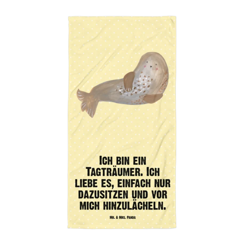 XL Badehandtuch Robbe Lachen
