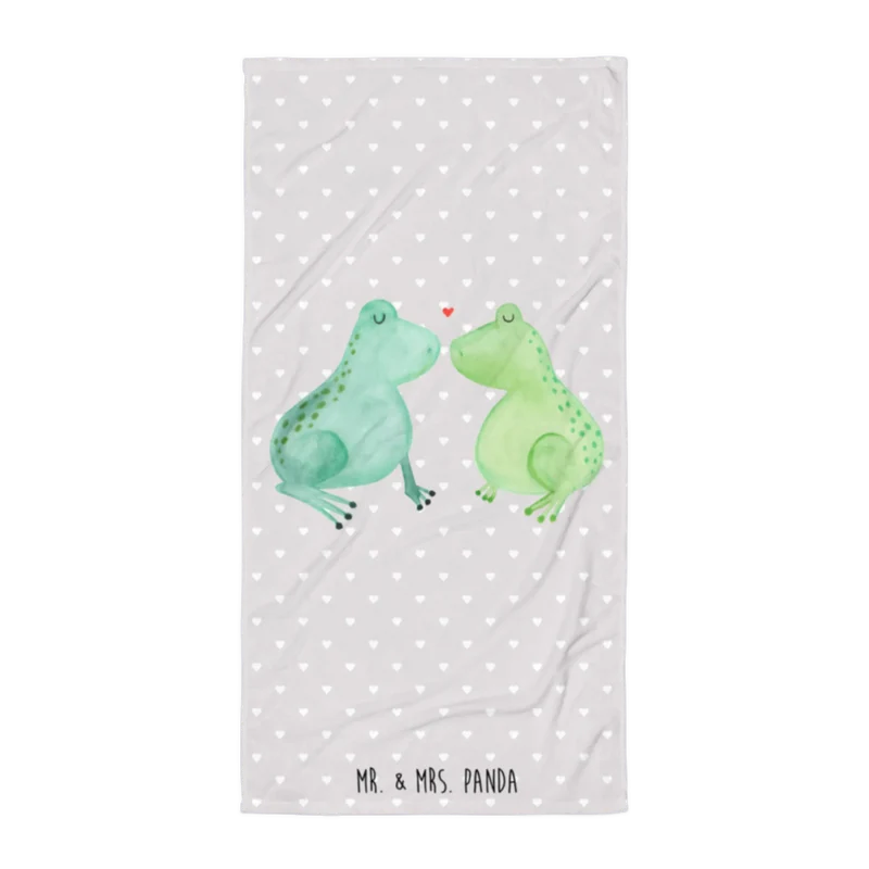 XL Badehandtuch Frosch Liebe