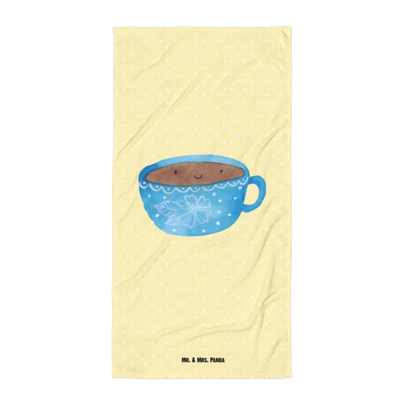 XL Badehandtuch Kaffee Tasse