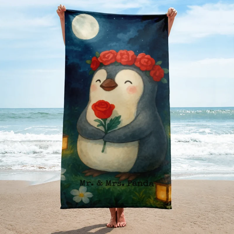 XL Badehandtuch Jungfrau Astrologie Design