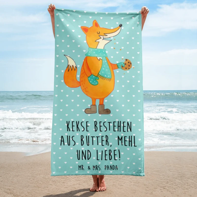 XL Badehandtuch Fuchs Keks