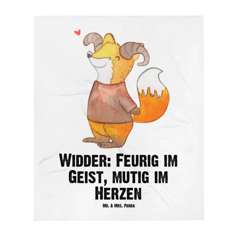 Babydecke Widder Astologie