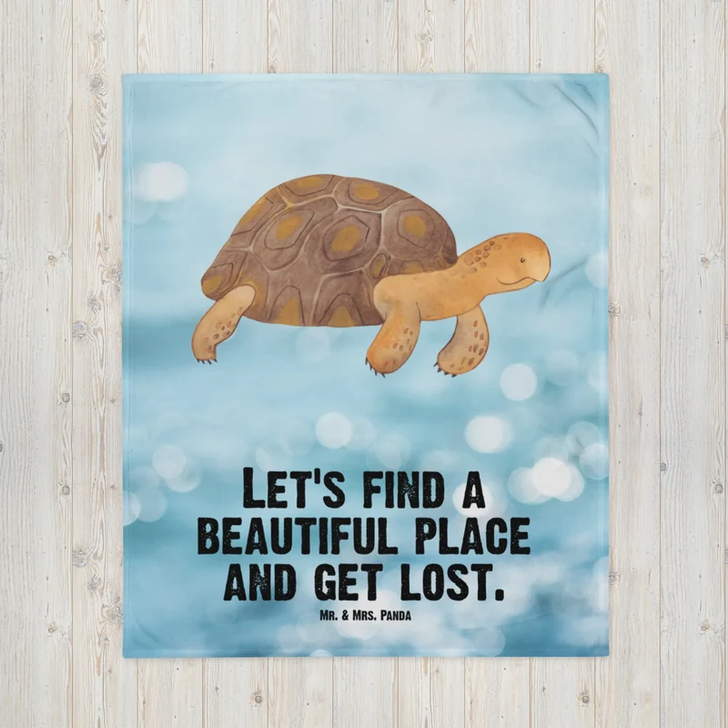 Babydecke Schildkröte Marschieren