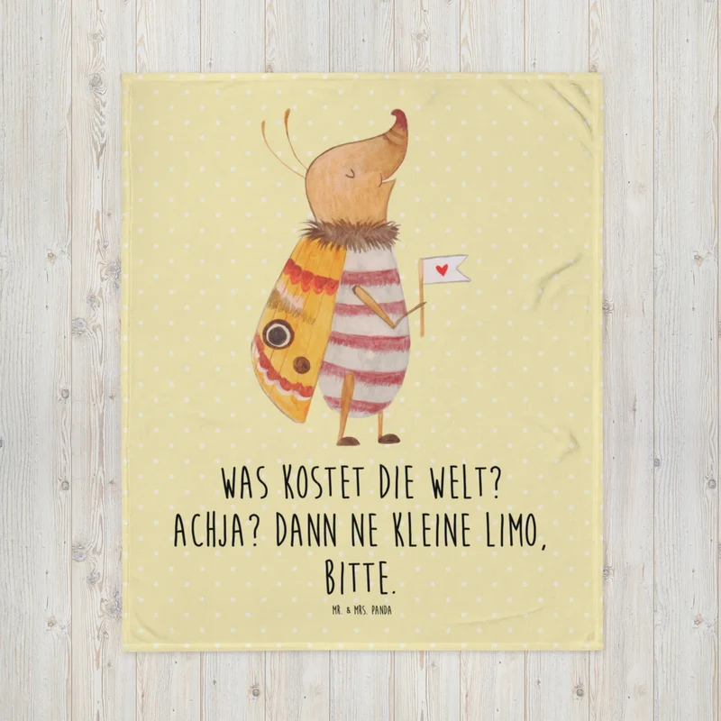 Babydecke Nachtfalter Fähnchen