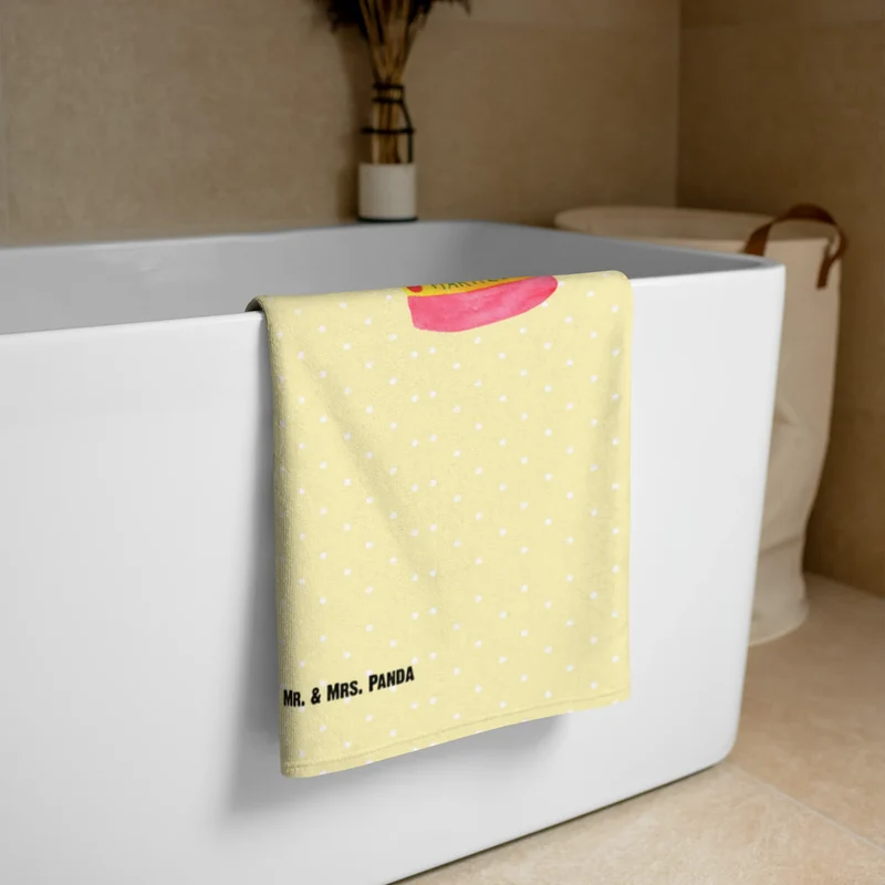 XL Badehandtuch Toast Marmelade