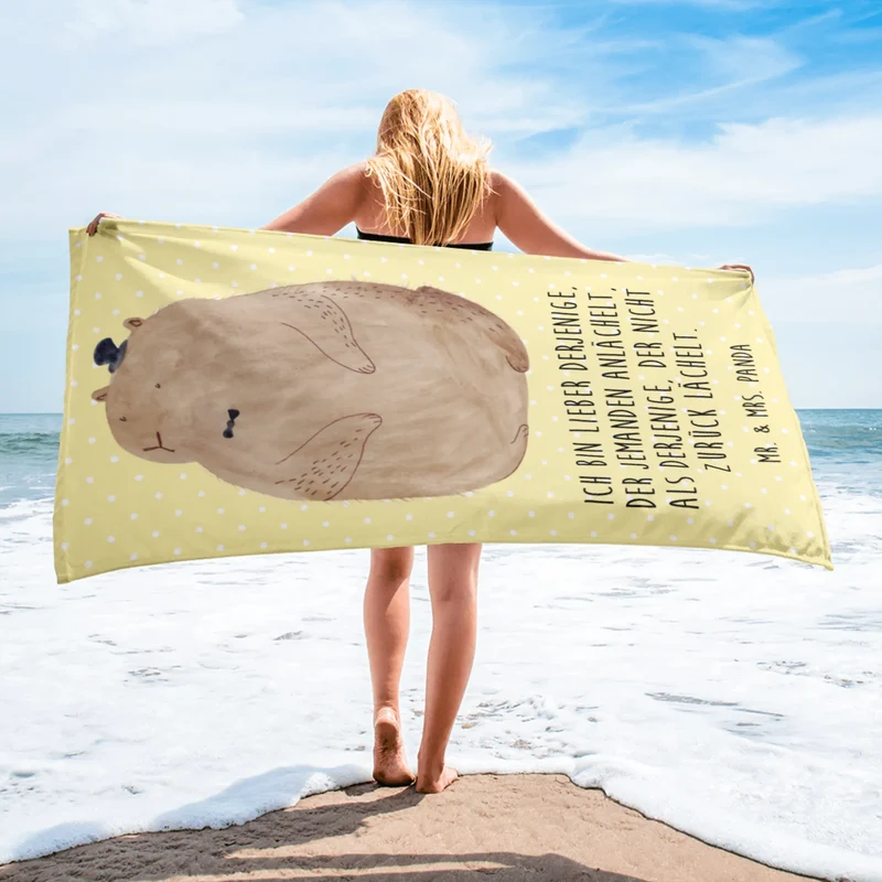 XL Badehandtuch Murmeltier