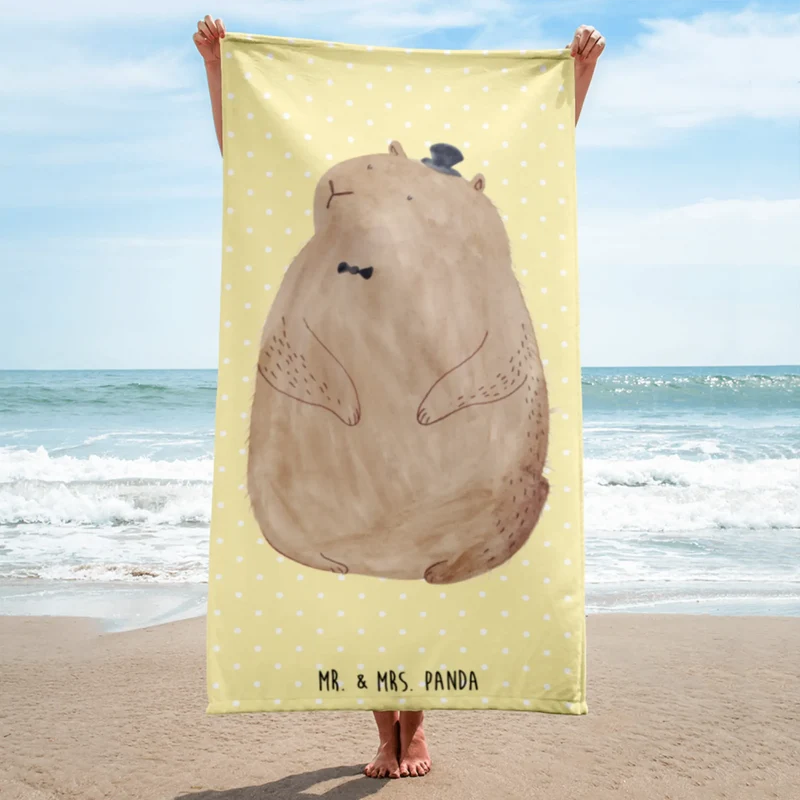 XL Badehandtuch Murmeltier