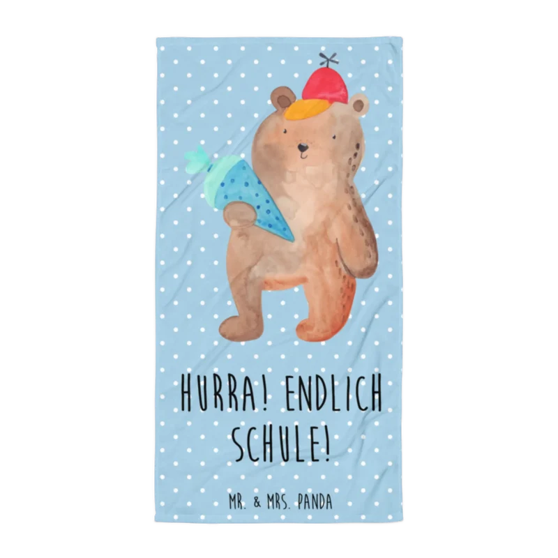 XL Badehandtuch Bär Schultüte
