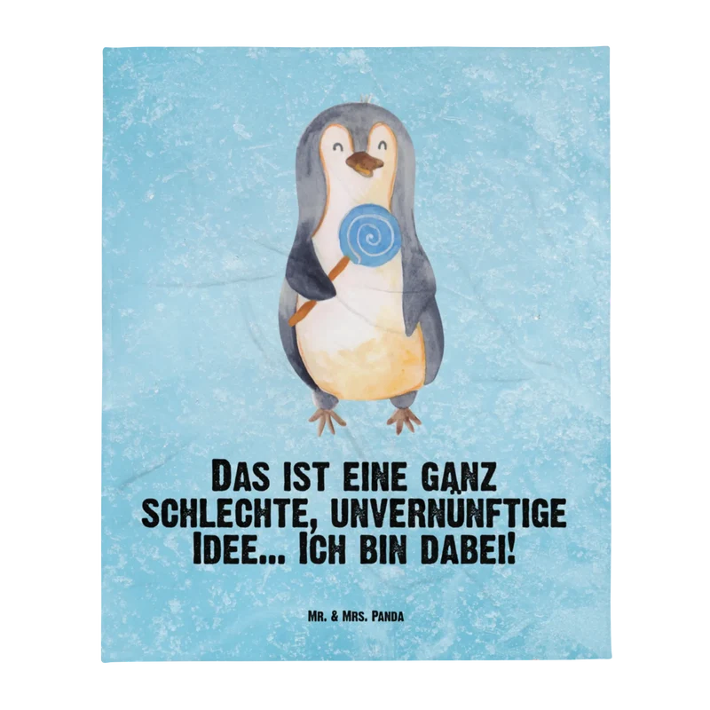 Babydecke Pinguin Lolli