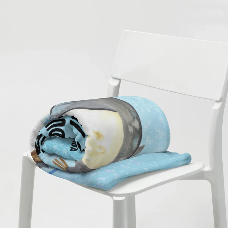 Babydecke Pinguin Duschen