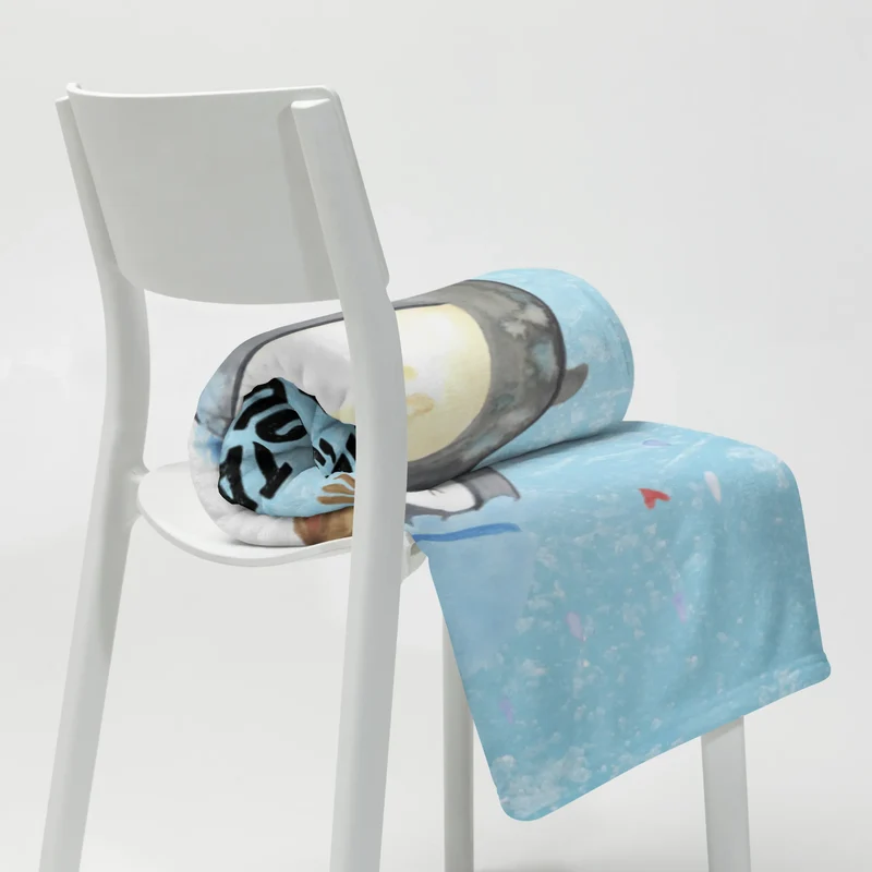 Babydecke Pinguin Duschen