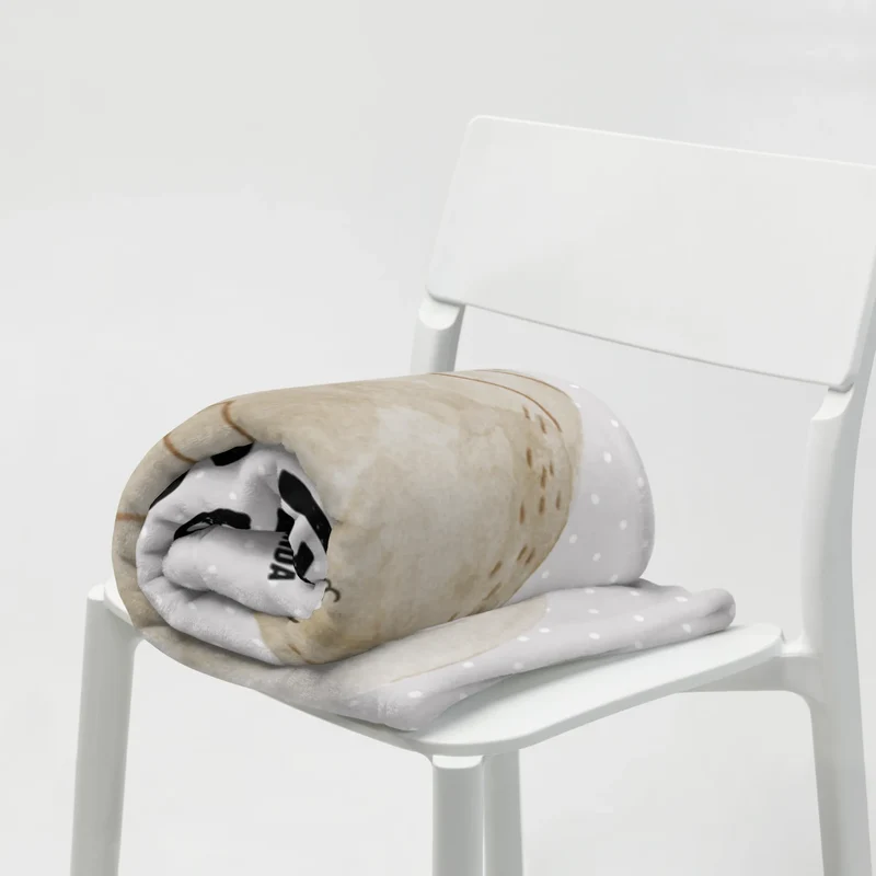 Babydecke Otter Kopfüber