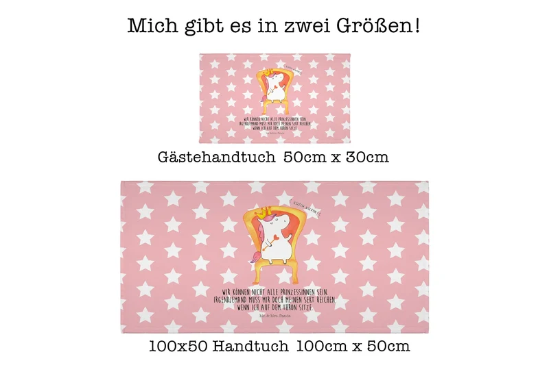 Handtuch Einhorn König