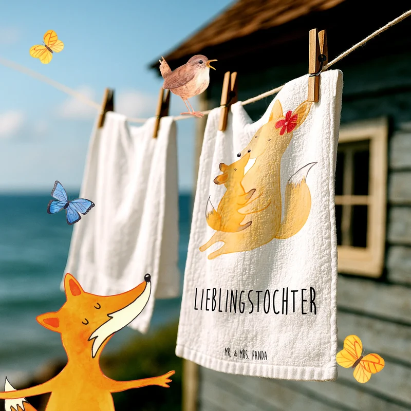 Gästehandtuch Fuchs Mama