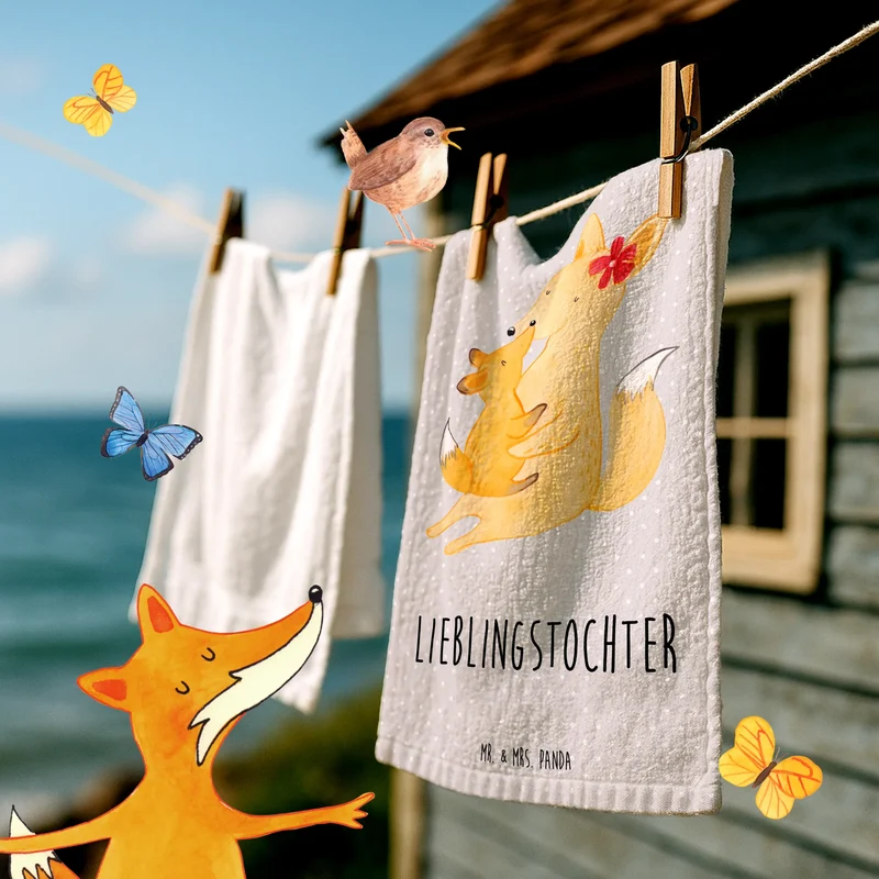 Gästehandtuch Fuchs Mama