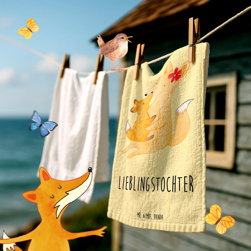 Gästehandtuch Fuchs Mama