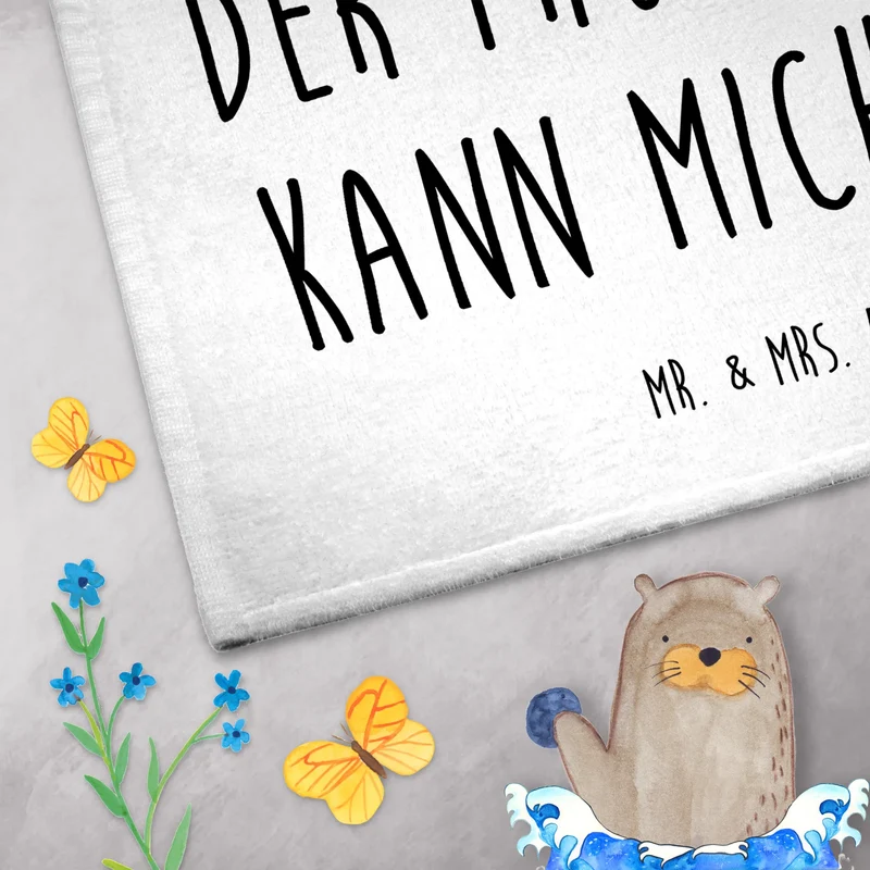 Gästehandtuch Faultier Vogel
