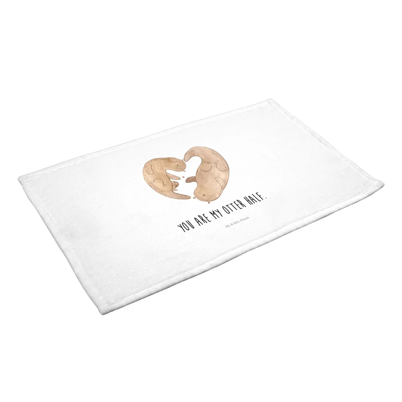 Handtuch Otter Herz