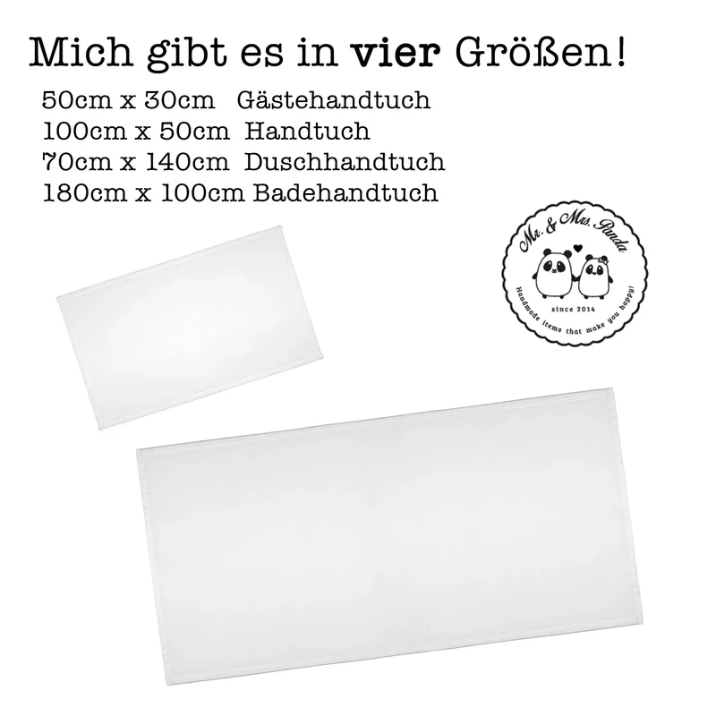 Handtuch Otter Herz