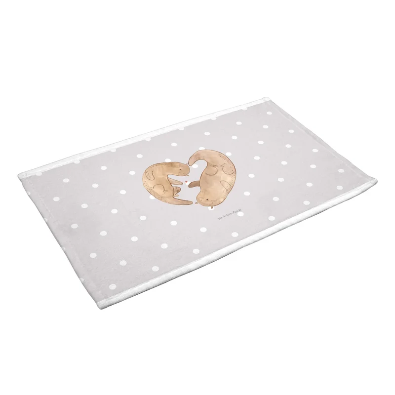 Handtuch Otter Herz