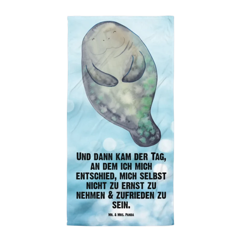 XL Badehandtuch Seekuh Happy