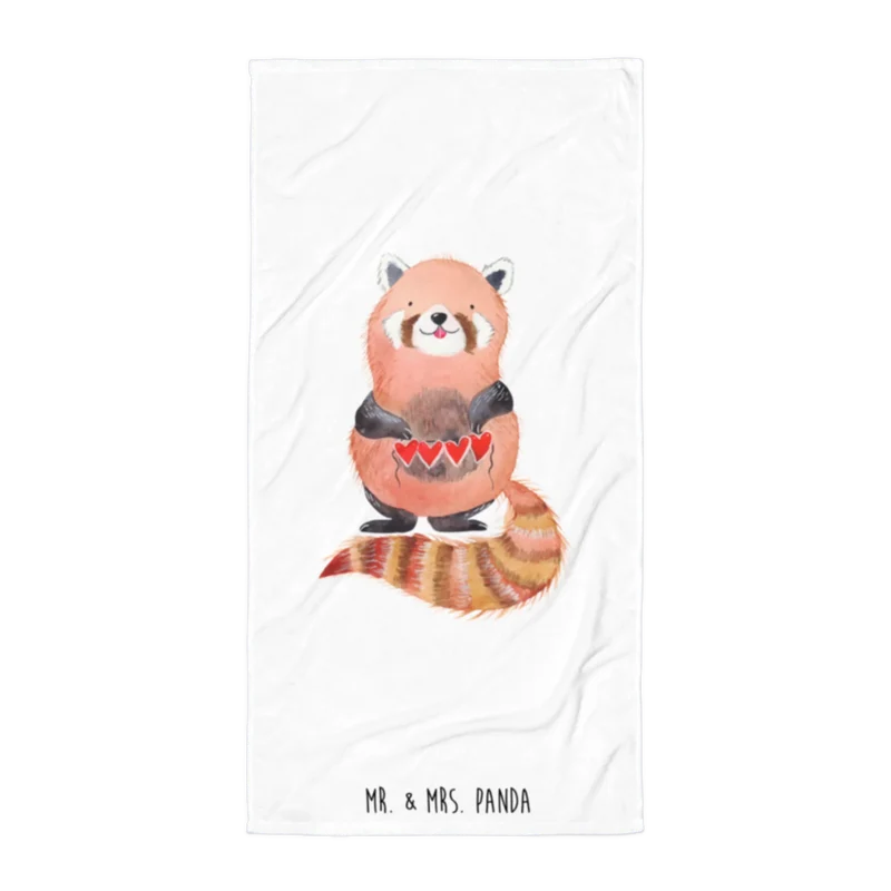 XL Badehandtuch Roter Panda