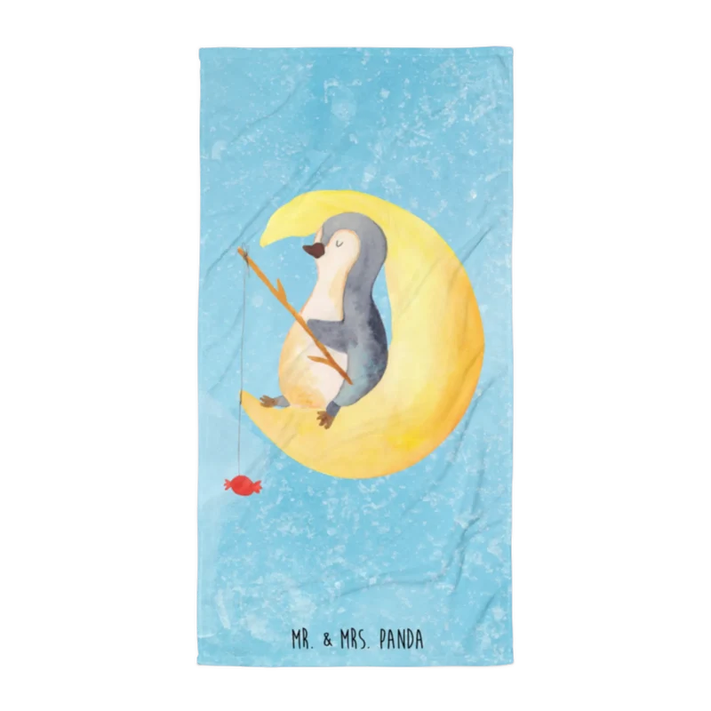 XL Badehandtuch Pinguin Mond