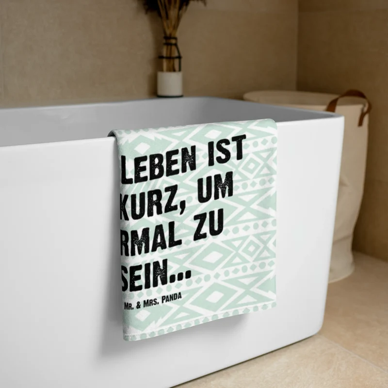 XL Badehandtuch Lama Stolz