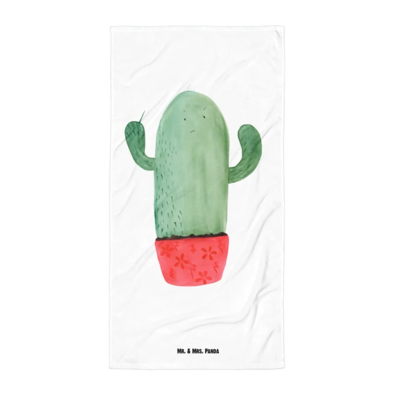 XL Badehandtuch Kaktus Wut