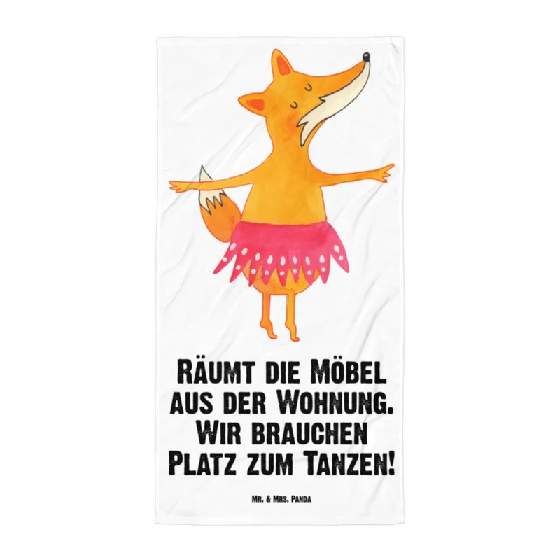 XL Badehandtuch Fuchs Ballerina