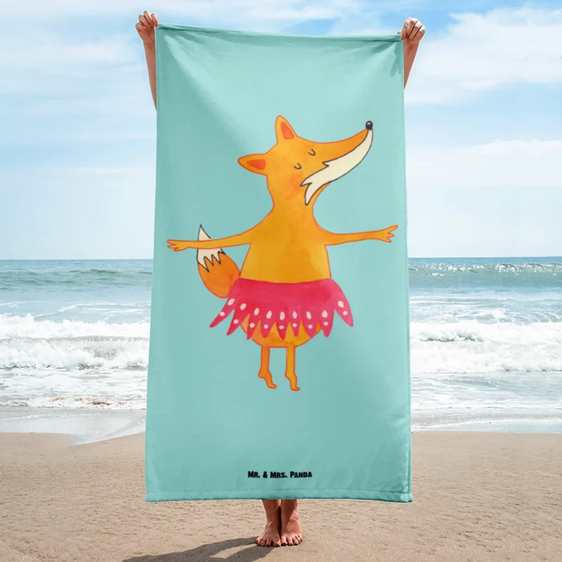XL Badehandtuch Fuchs Ballerina