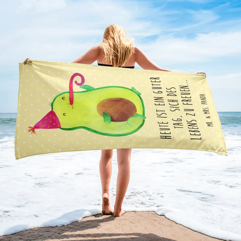 XL Badehandtuch Avocado Feier