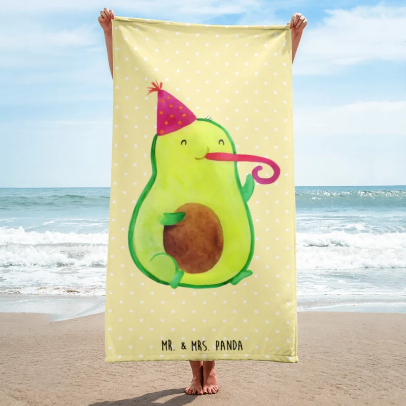 XL Badehandtuch Avocado Feier