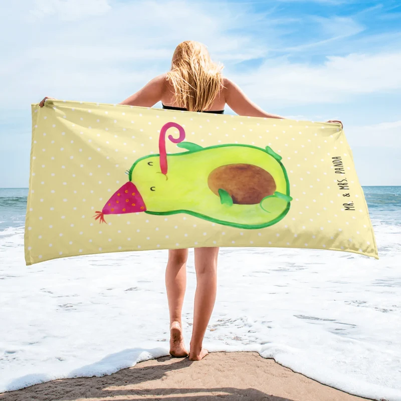 XL Badehandtuch Avocado Feier