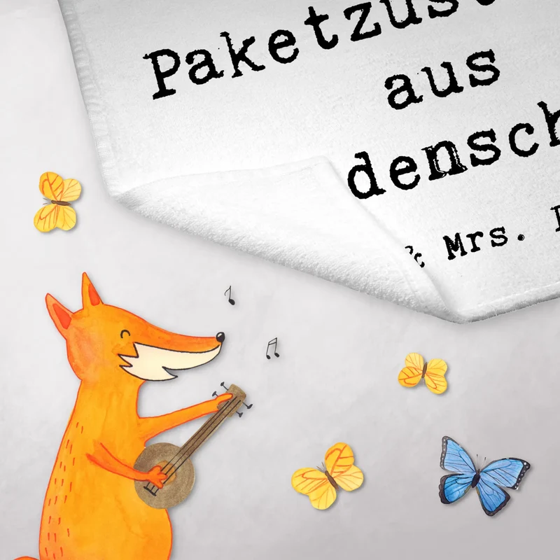 Gästehandtuch Paketzusteller Leidenschaft