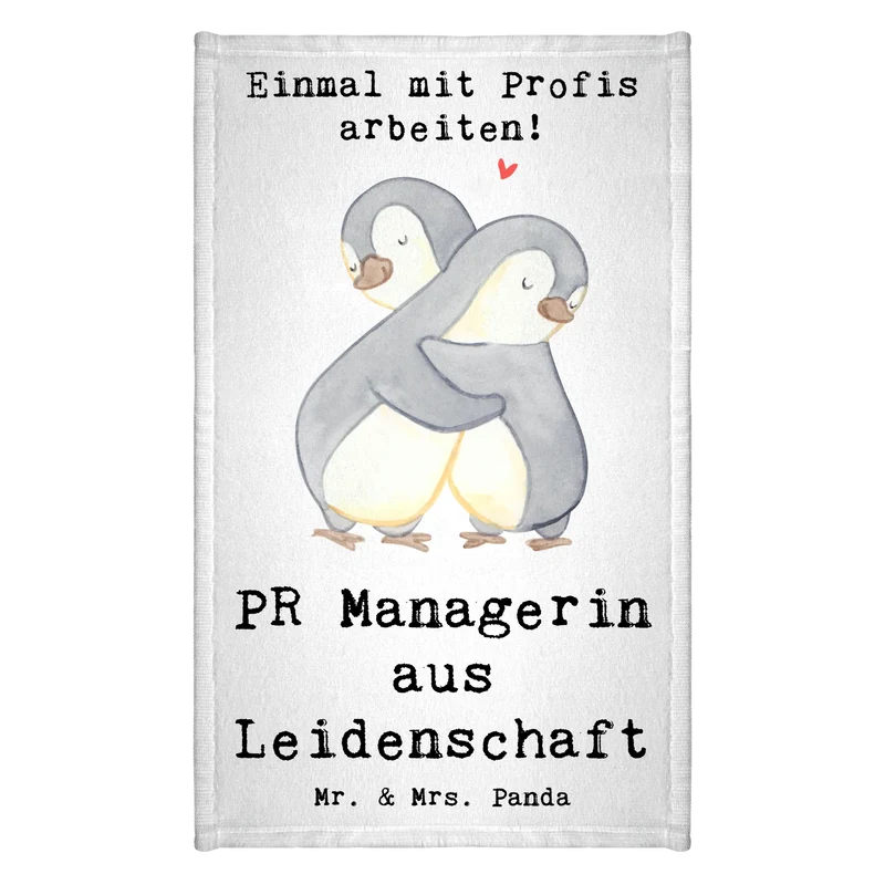 Gästehandtuch PR Managerin Leidenschaft
