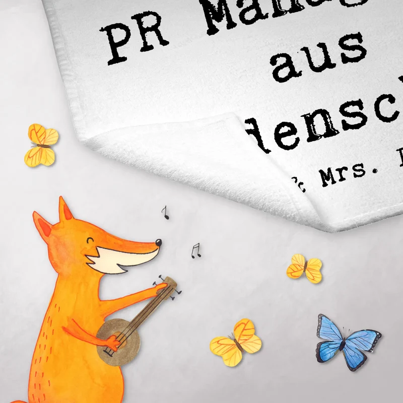 Gästehandtuch PR Managerin Leidenschaft