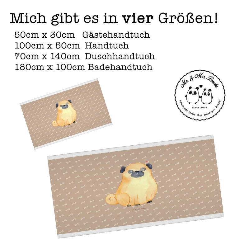 Handtuch Mops