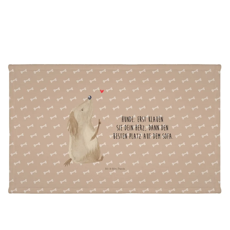 Handtuch Hund Liebe