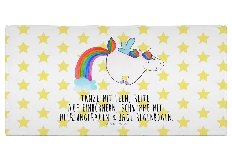 Handtuch Einhorn Fliegendes Pferd