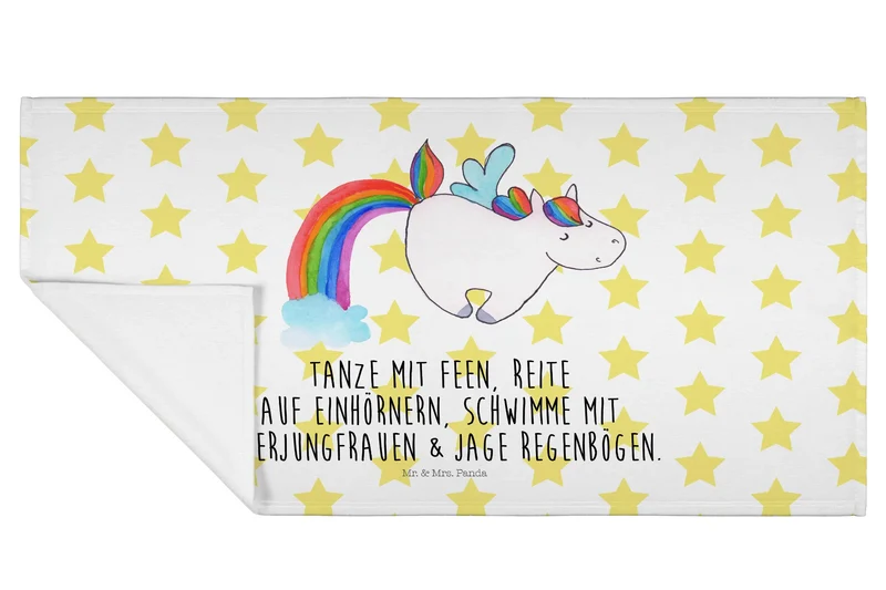 Handtuch Einhorn Fliegendes Pferd